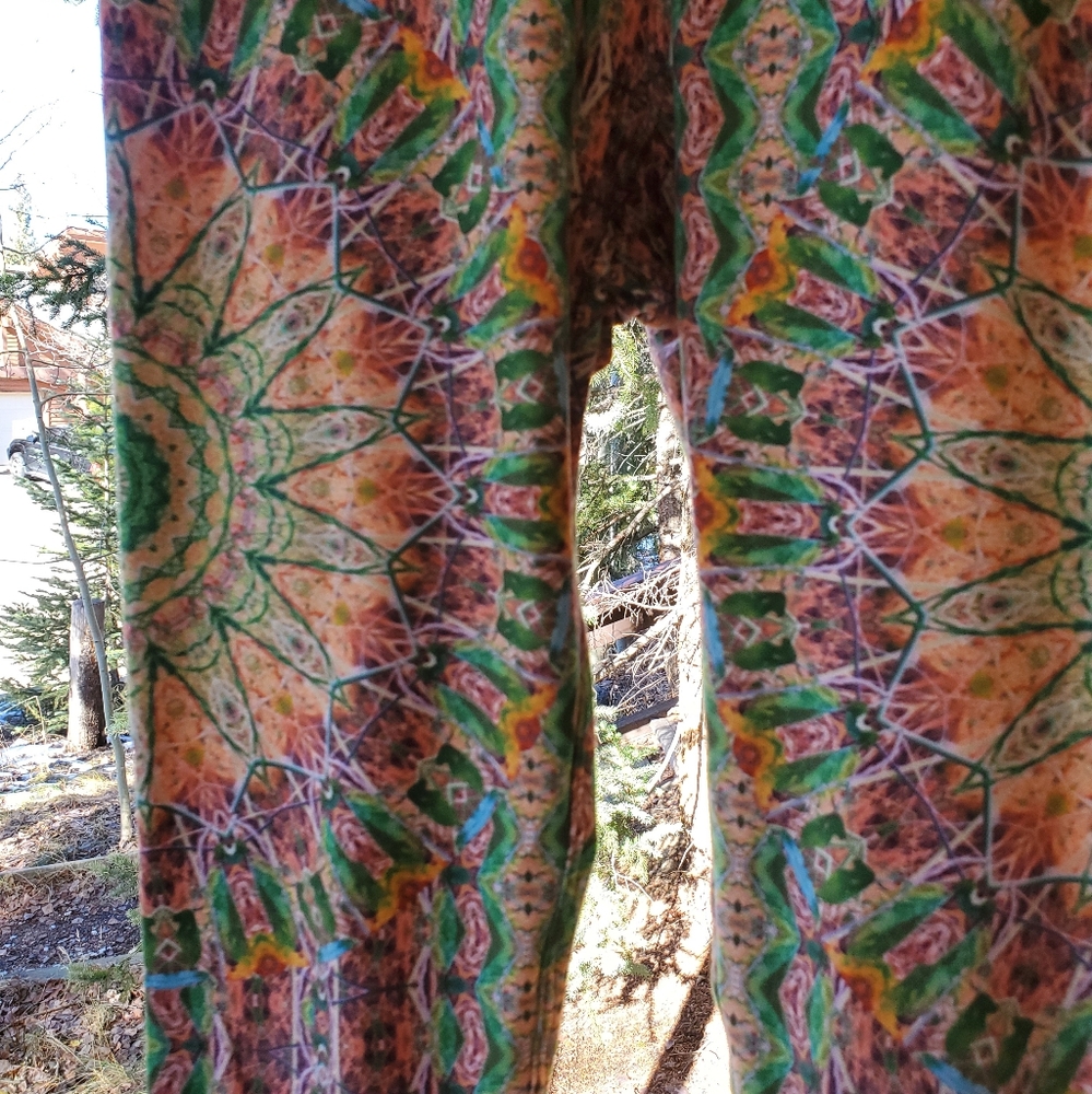 Wolven Fauna Ruched Crossover Legging Size S